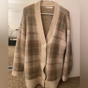 Oak + Fort Beige Cardigan Size XS